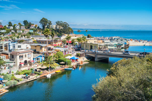 Stock photograph of the charming city of Capitola, California, USA.
